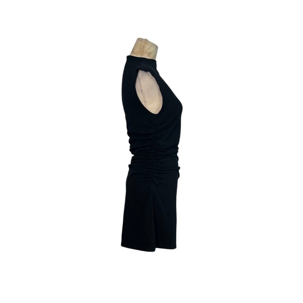 Wild Fable black mock neck cap sleeves mini dress size Small - Picture 7 of 14